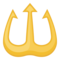 Trident Emblem emoji on Facebook